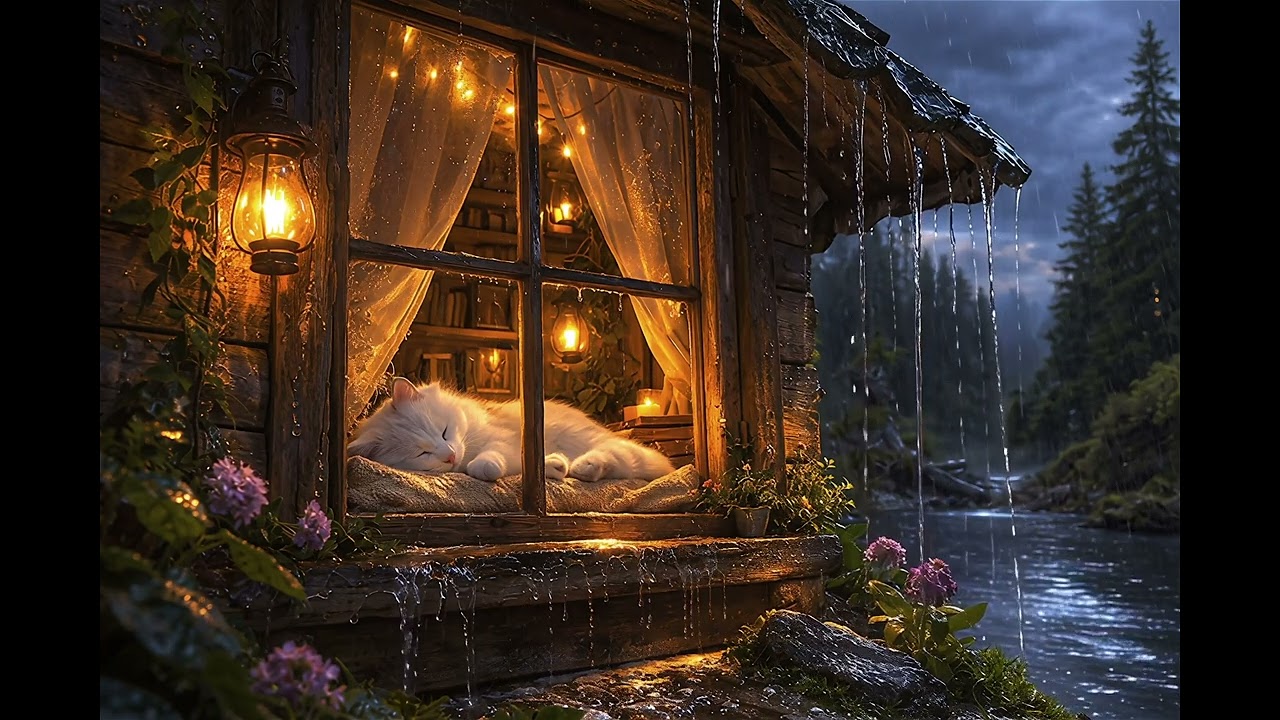 Rain Sounds for Deep Sleep 🌧️ 4 Hours Relaxing Rain Ambience
