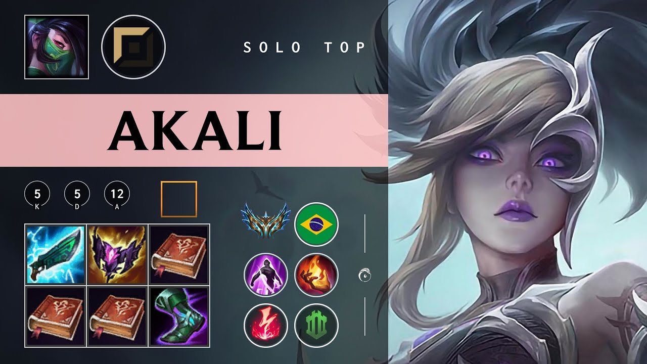 Akali Top vs Yasuo - BR Challenger Patch 26.03