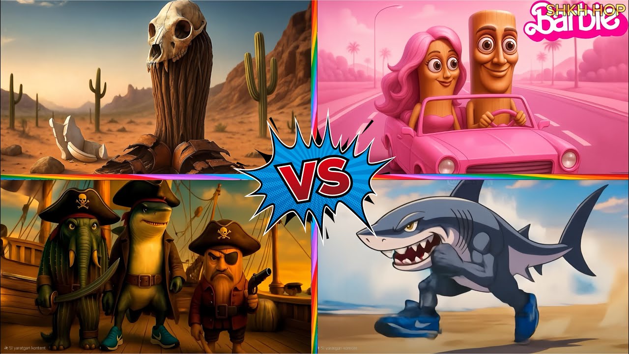 BRAINROT ANIME 🆚 BRAINROT EXTINCTION 🆚 BRAINROT PIRATES 🆚 BRAINROT BARBIE - Tiles Hop EDM Rush!