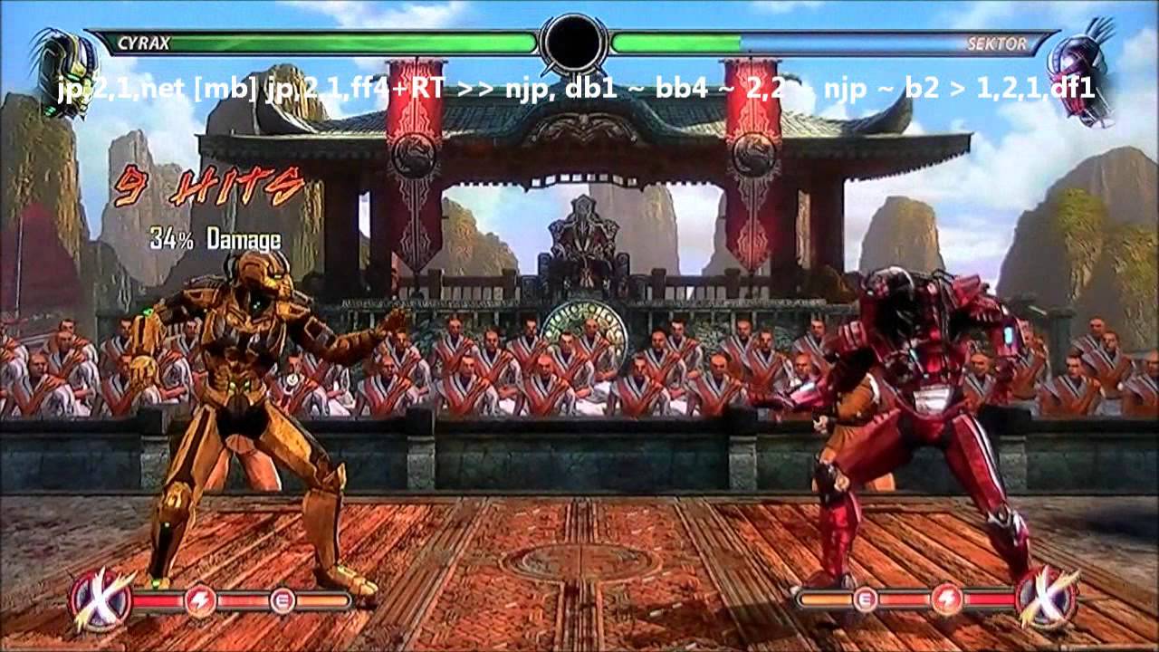 MK9 Cyrax Combos for Kombat