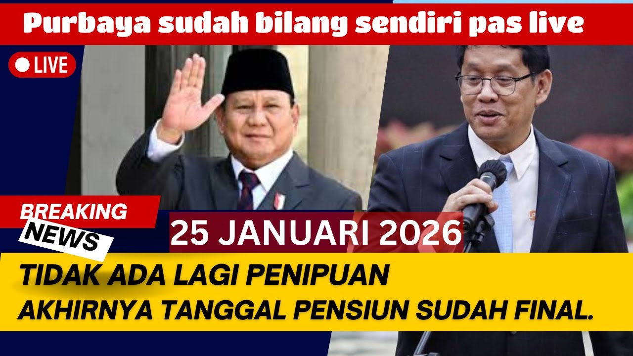 Akhirnya Ditegaskan! Jadwal Rapel Gaji Pensiunan Januari 2026, Penjelasan Resmi TASPEN