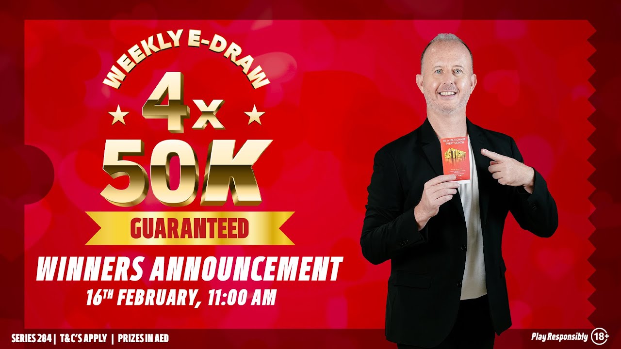 Watch Our Series 284 2nd Weekly E-Draw 4 x 50K Winners Announcement