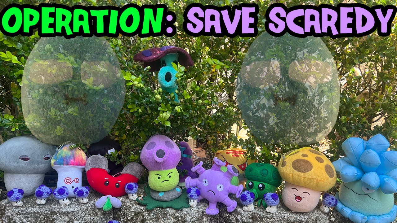 Operation: SAVE SCAREDY | Plants vs. Zombies Plush | (Happy 16 Year Anniversary Plants vs. Zombies!)