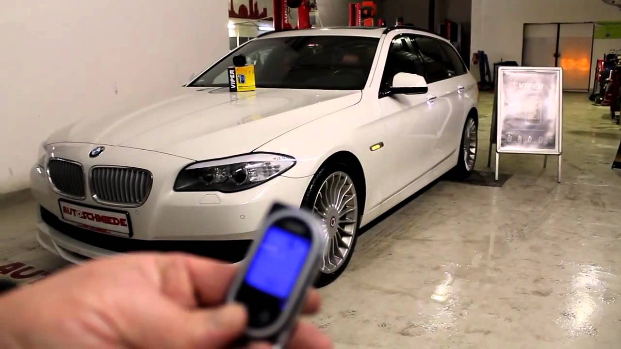 Alarmsystem mit Motorfernstart und Pager am BMW B5 Alpina F11   Autoschmiede