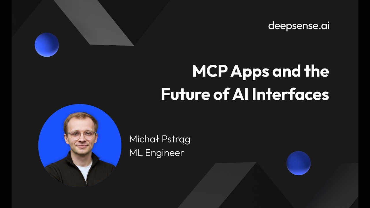 MCP Apps Explained: Building Agent-Driven UIs with Model Context Protocol