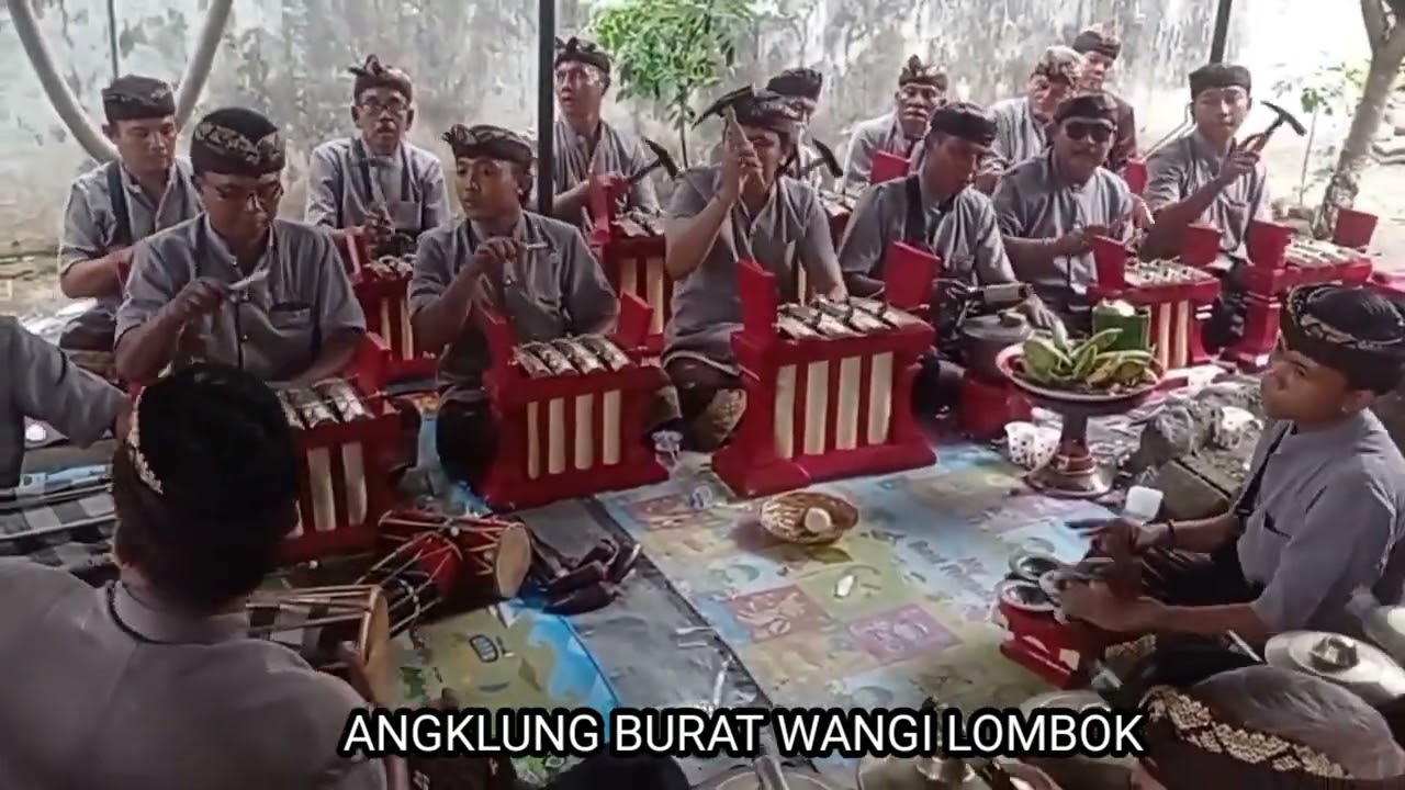 GAMELAN ANGKLUNG BURAT WANGI LOMBOK _ TABUH MANUK RAWA @SERAYACHANNEL