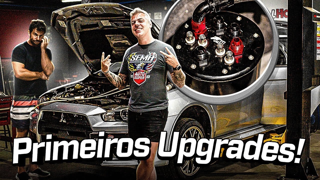 MITSUBISHI LANCER EVO X Vamos de Upgrades para deixar o STI vendo areia,LINHA DE COMBUSTÍVEL E BICOS