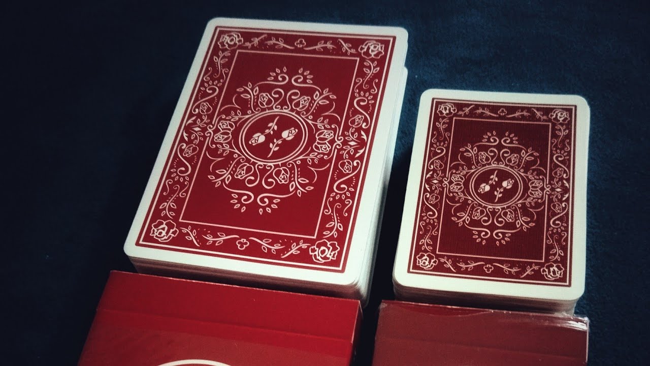 Mini Deck Mayhem with Black Roses Edelrot Playing Cards