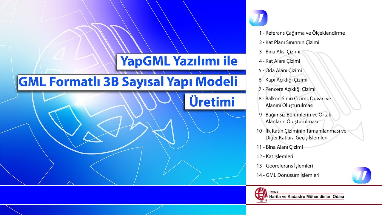 Üç Boyutlu (3B) Sayısal Yapı Modelleri Üretimi Eğitimi || HKMO
