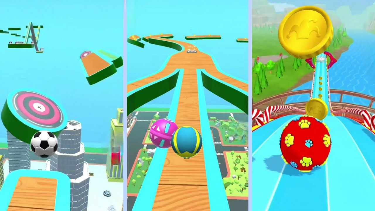 ⚽️Spin Bonus VS Sky Rolling Ball 3D VS Sky Ball Jump🎊🎳🐨 76
