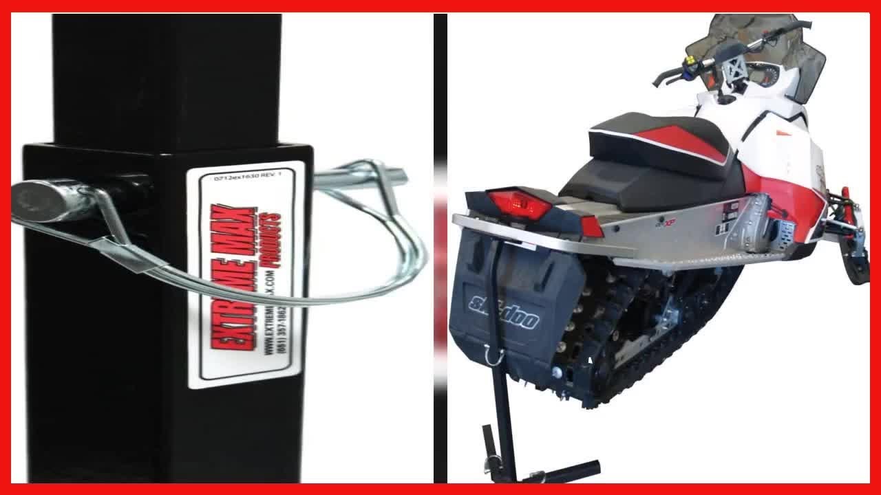 Extreme Max Snowmobile Storage Stand Protect Your Sled with Adjustable, Durable Support