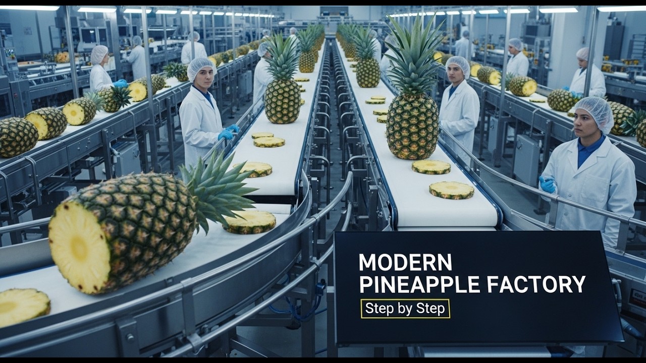 Inside A Modern Pineapple Factory: From Fresh Pineapples To Premium Jam (Full Process)