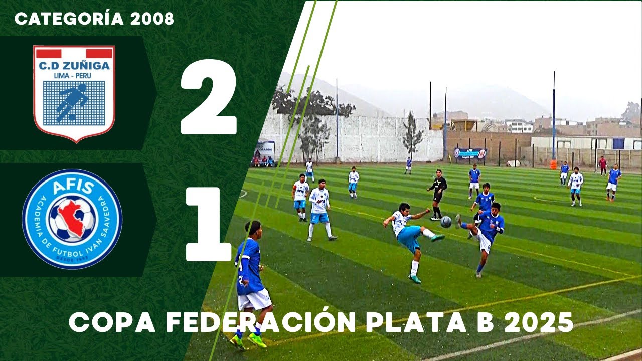 Deportivo Zuñiga vs AFIS cat.  2008 - Copa Federación 2025