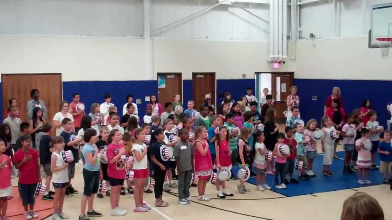 Pledge of Allegiance and National Anthem, NHTS presentation for the VFW