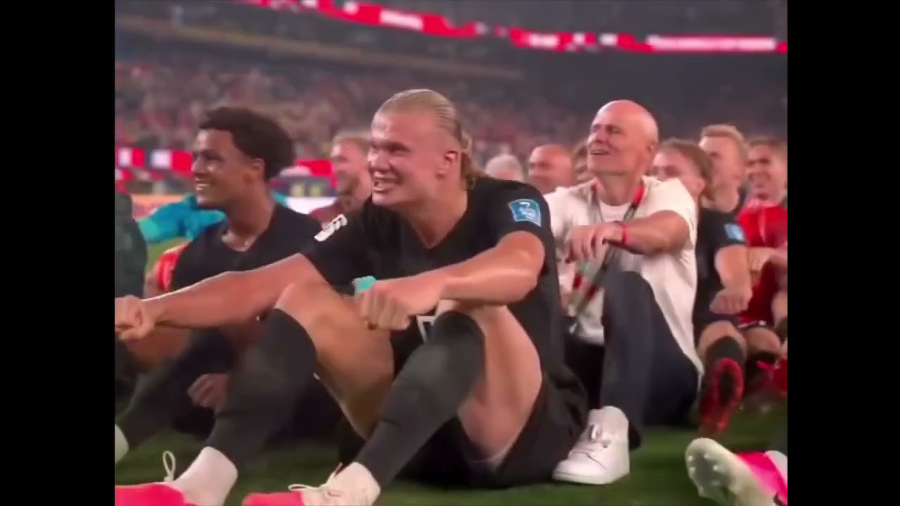 Haaland Turns Into A DRUMMER After Norway Win?! 🥁 The Viking Celebration You NEED To See 🇳🇴