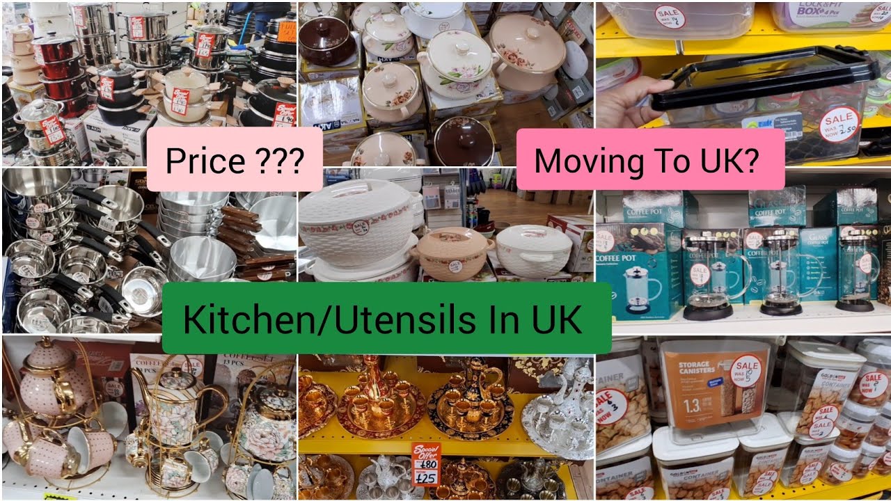 KITCHEN ITEMS YOU WILL GET IN THE UK || MOVING TO UK ? 🇬🇧 || THINGS NOT TO TAKE ALONG.