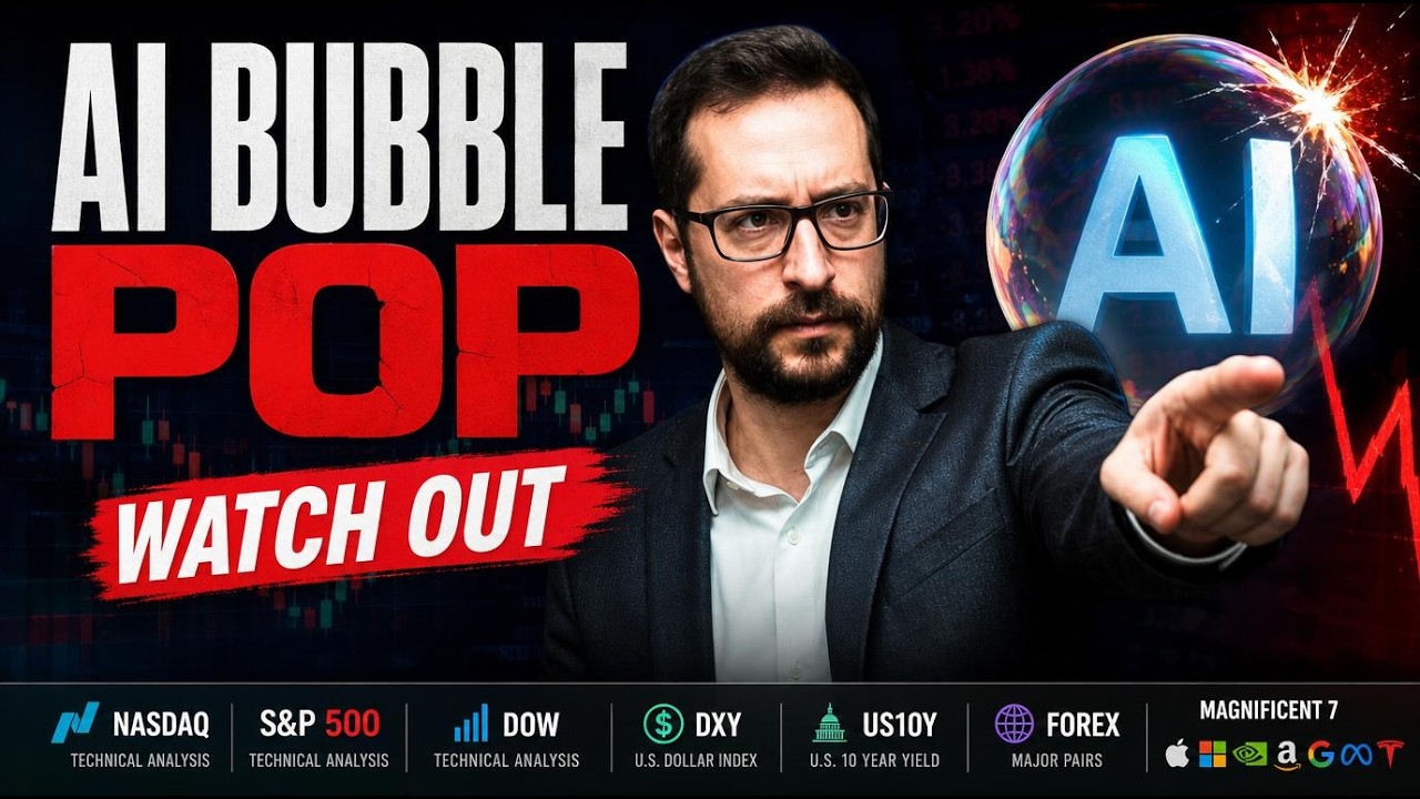 Is This The Beginning Of The End? AI Bubble On The Brink | DXY, Yields, Magnificent 7 & Dow