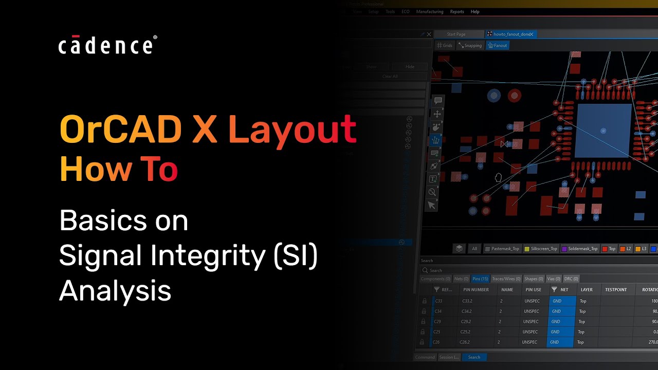 Learn the Basics of Signal Integrity Analysis in OrCAD X