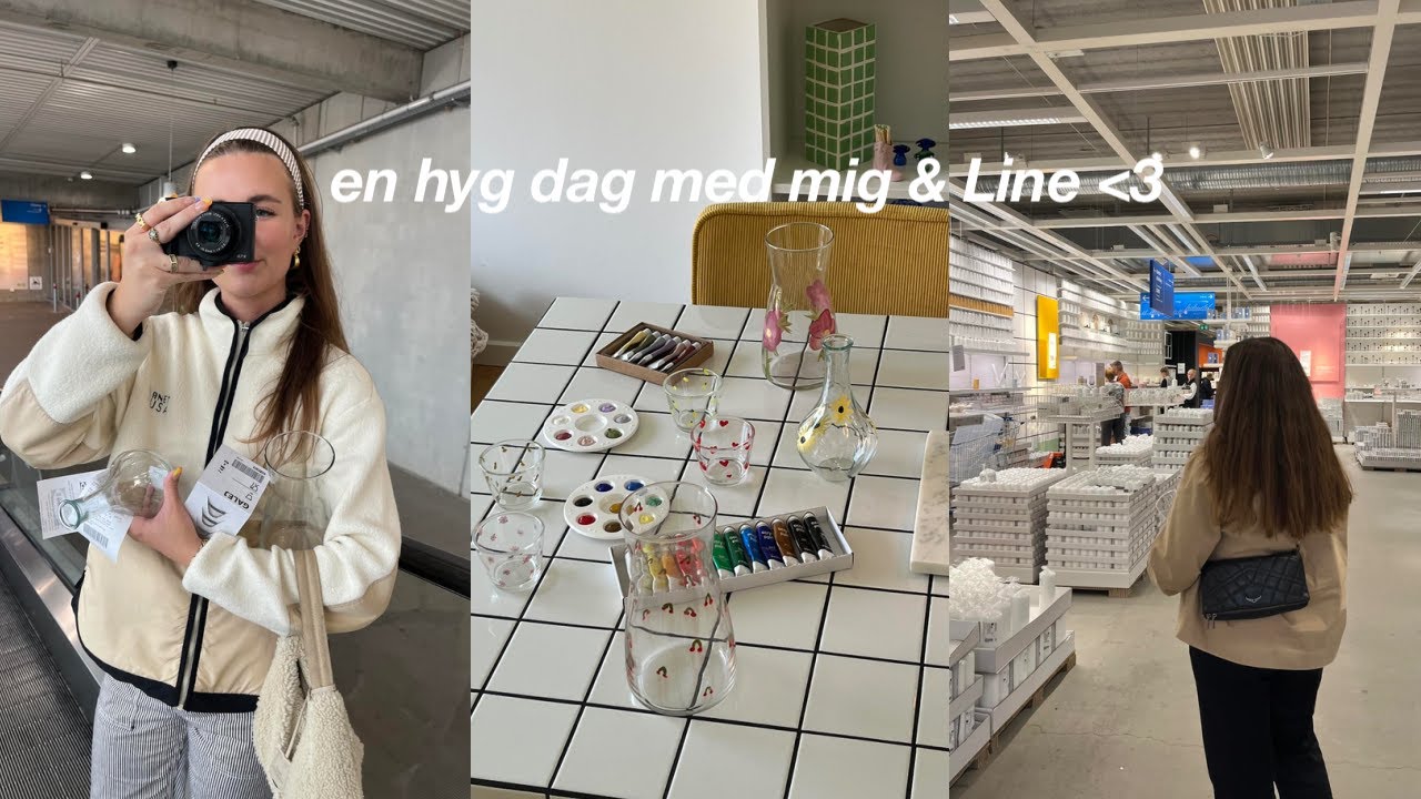 maler diy vaser, gør dig klar med mig, fodboldkamp & veninde hyg