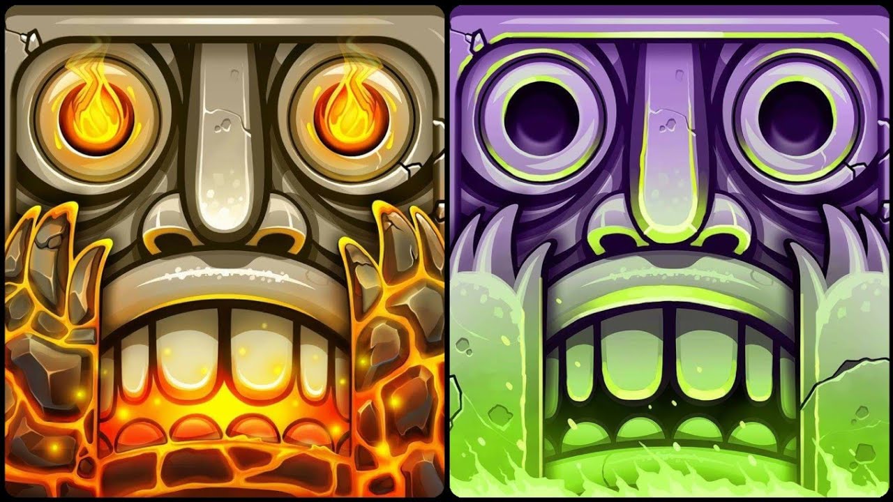 temple run 2 volcano island vs spooky summit