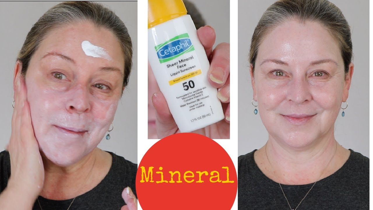 Cetaphil Sheer Mineral SPF 50 - Sunscreen Saturday - Dry or Mature Skin