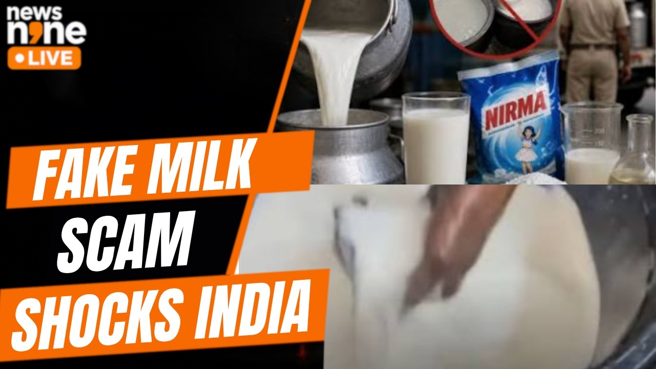Detergent In Your Milk!? Food Safety Alert Maharashtra's ₹9 Crore Fake Milk Scam Explained | News9