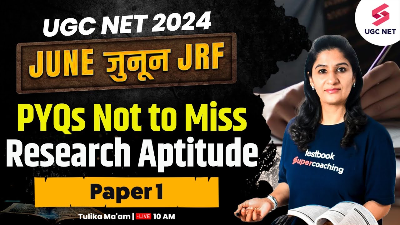 UGC NET Paper 1 Preparation | UGC NET Paper 1 Research Aptitude |UGC NET Paper 1 Classes |Tulika Mam