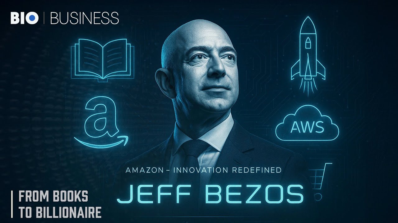 Jeff Bezos (Amazon):  From Books to Billionaire | Biography Of Business