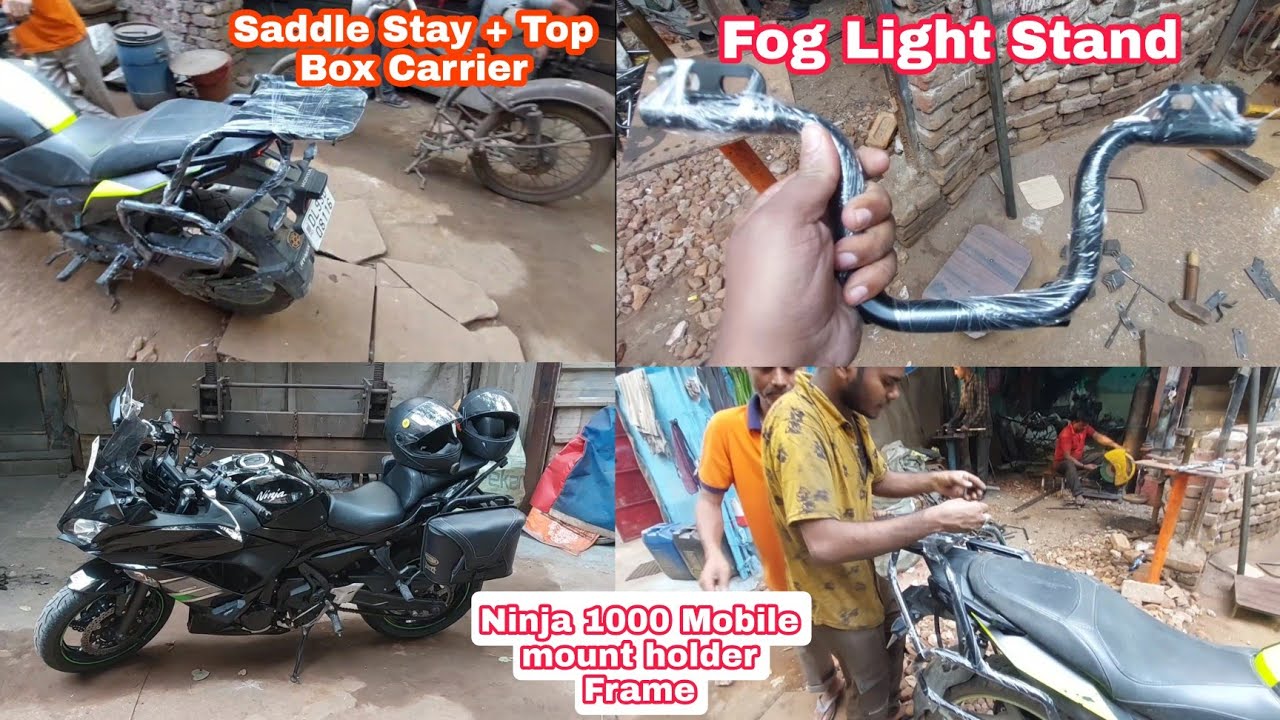 Honda Xblade Luggage Carrier With Fog Light Stand | Long Ride Preparation Started #soloride