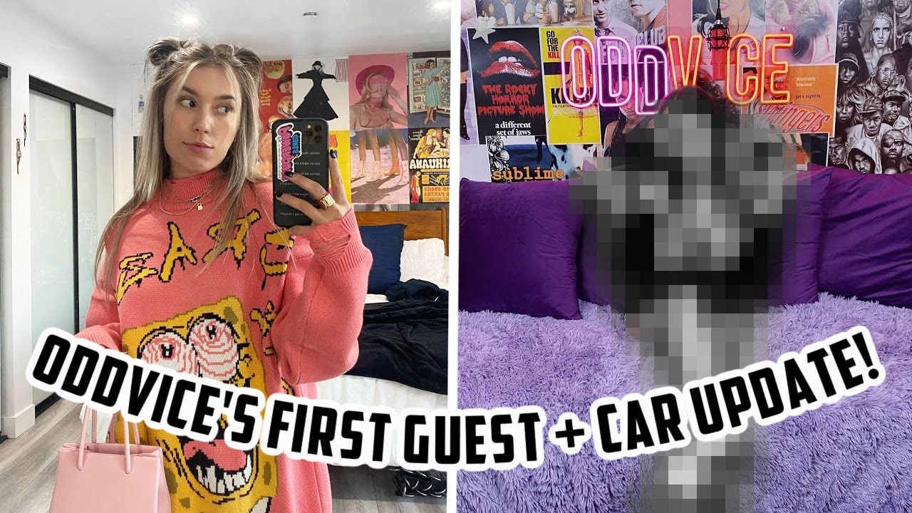 Oddvice's first guest + car update! | Vlog