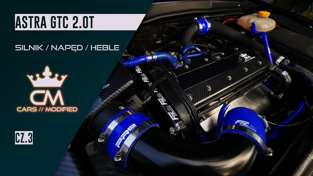 350 konna Astra GTC 2.0T - SILNIK / DOŁADOWANIE / CHŁODZENIE / PALIWO