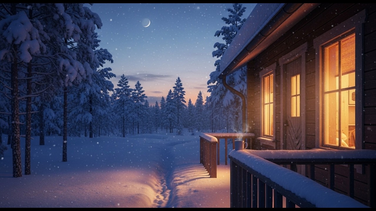 LOFI - Snow On The Window Sill 🌨️ 1 Hour Cozy Beats🎅 - Winter Season 1 | Lofi 1 Hour 🎄