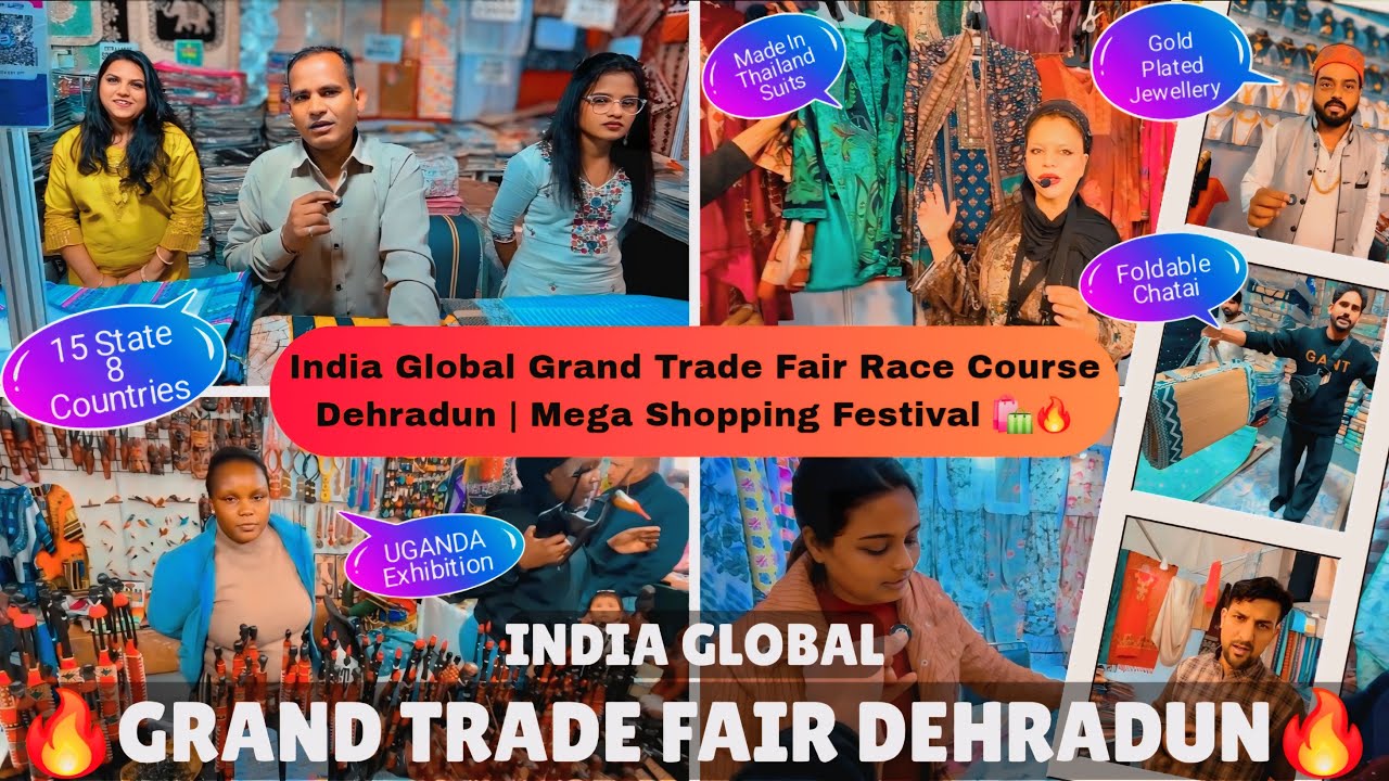 India Global Grand Trade Fair Race Course Dehradun | Biggest Shopping & Food Mela 🔥#tradefair #viral