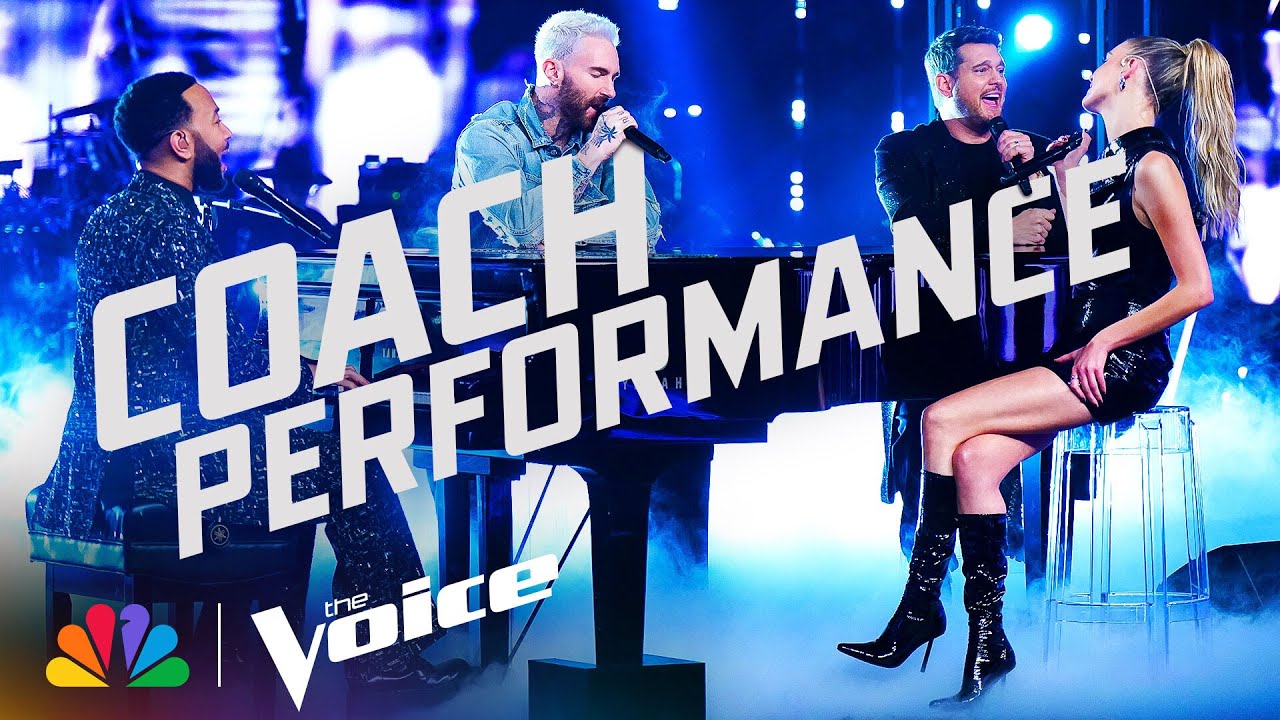 Kelsea, Bublé, John and Adam's INCREDIBLE Coach Performance of 