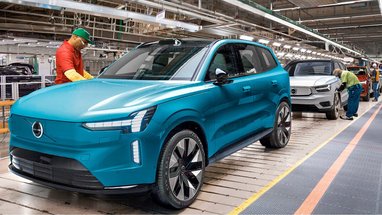 How They Build Volvo Newest Cars From Scratch - Inside Production Line Factory
