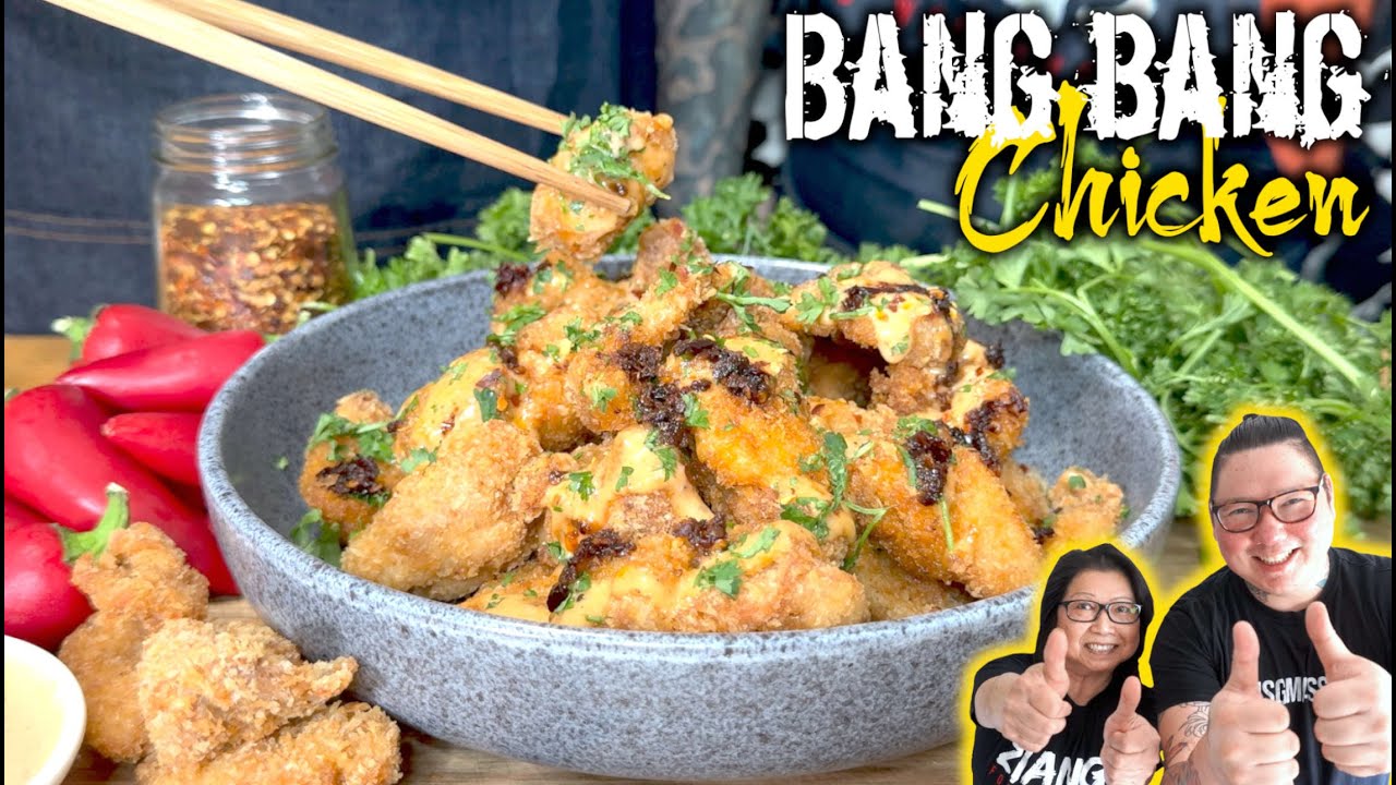 Chinese Chefs Cook Bang Bang Chicken MUST TRY! Mum and Son cooks