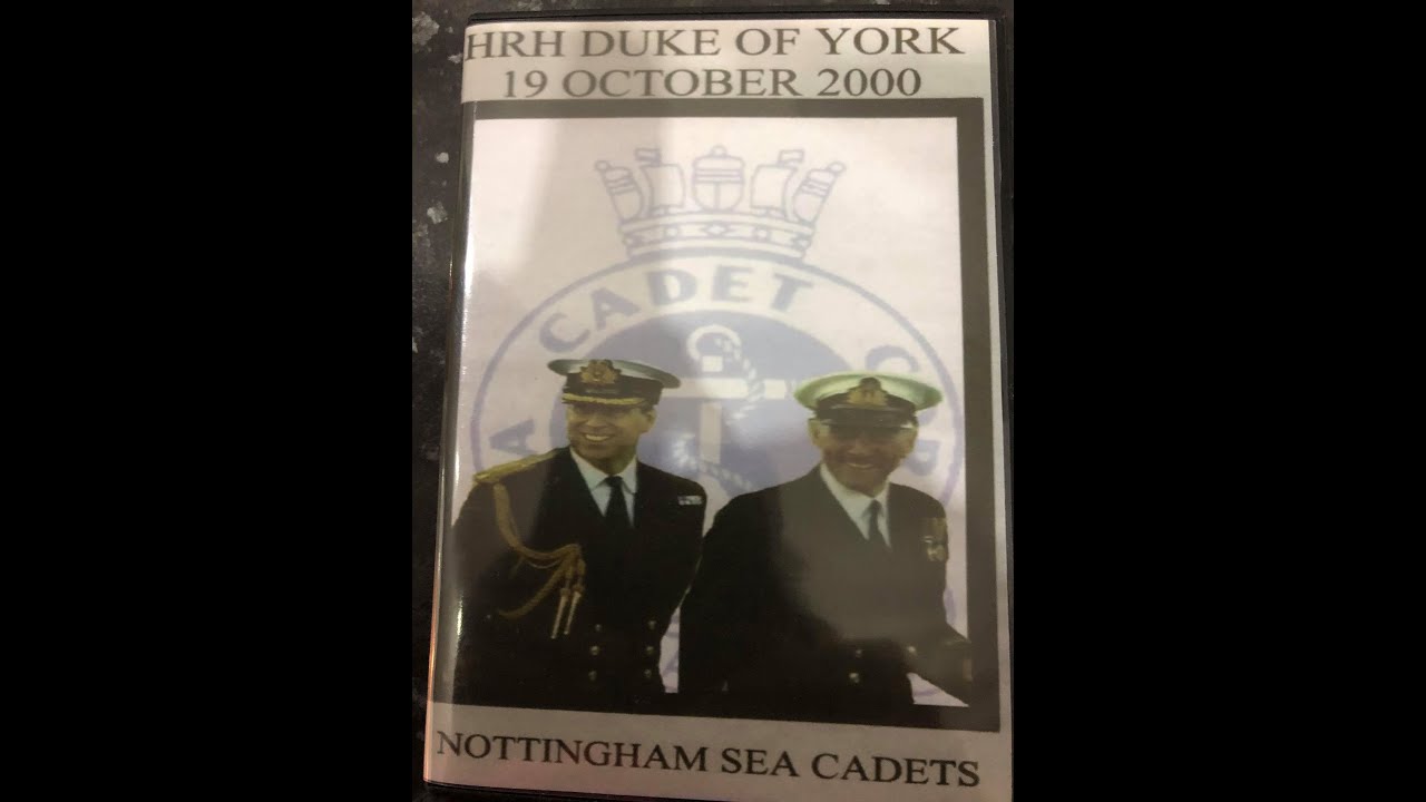 Admiral of the Sea Cadet Corps HRH Prince Andrew visits Nottingham Sea Cadets 19th October 2000.