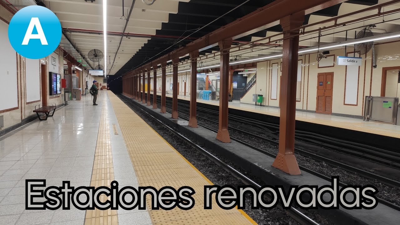 ASÍ quedaron LAS estaciones RENOVADAS (1914) | SUBTE LÍNEA A.