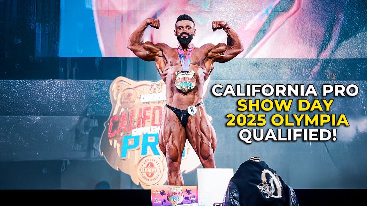 CALIFORNIA PRO | SHOW DAY | 2025 OLYMPIA QUALIFIED!