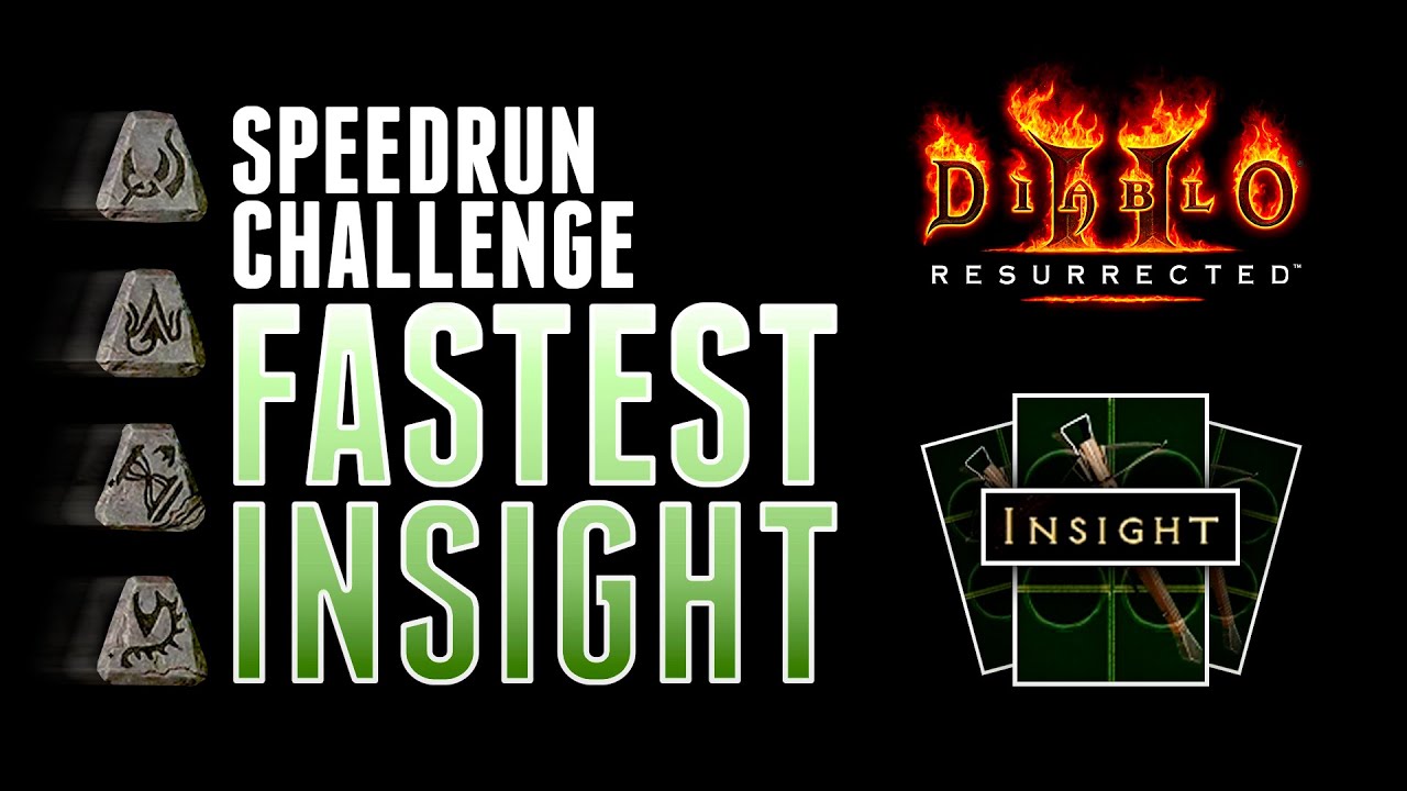World's Fastest Insight Runeword? - SweetPhil's Speedrun Challenge - Diablo 2 Resurrected (D2R)