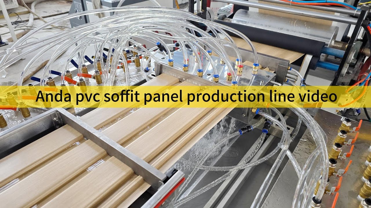 Anda pvc soffit panel making machine/siding/soffit panel extrusion line#sidingpanel