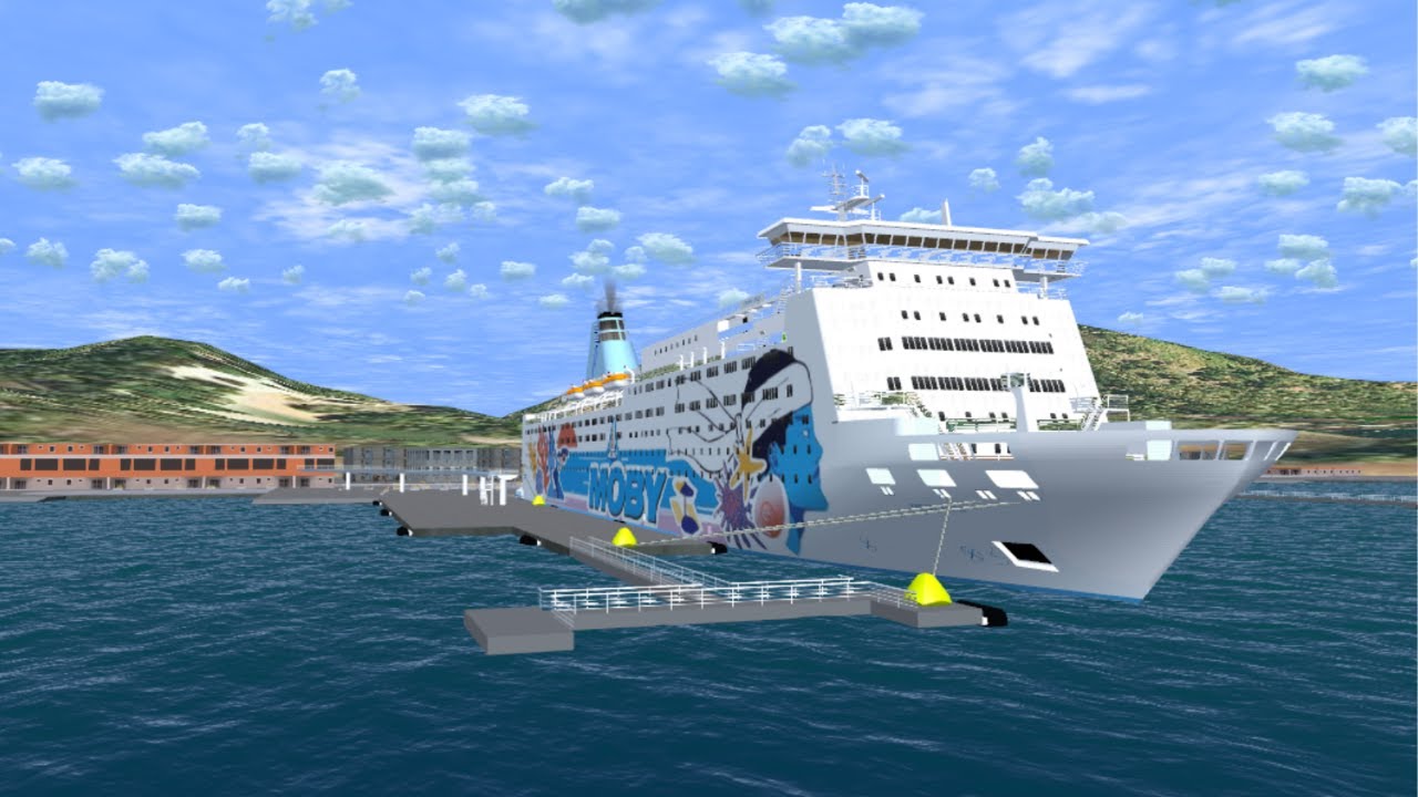 LIVE: Departure of MOBY ORLI from Ajaccio - Traghetti Italiani