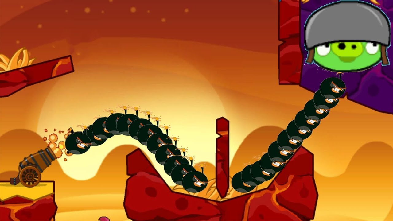The final part of the game is a completely new map in space  - Angry Birds Cannon4