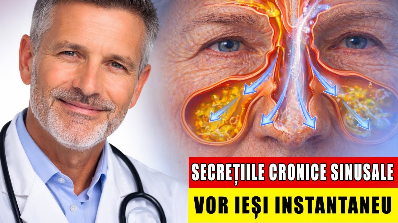 Uitați definitiv de picături! Pui ASTA în nas și începi să respiri în 5 minute