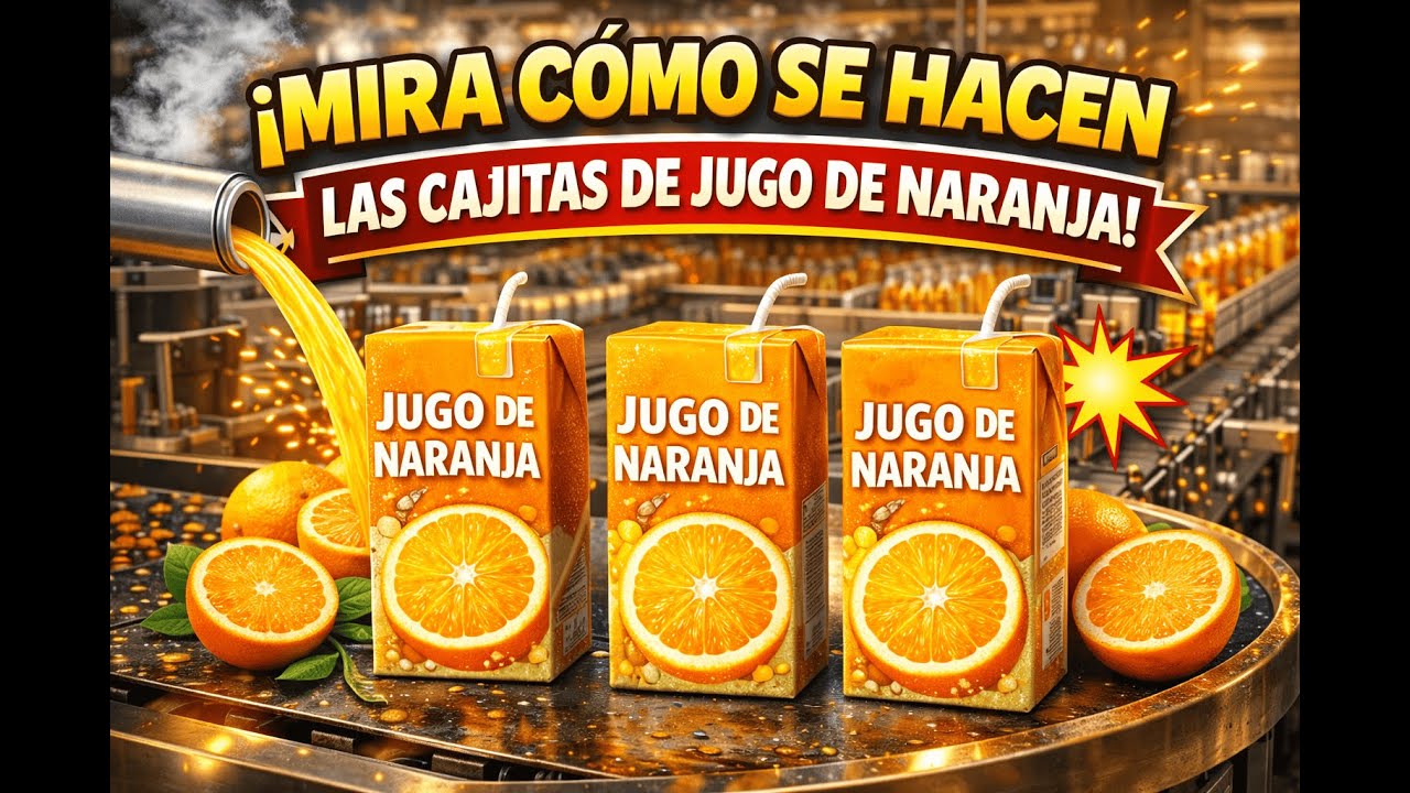 De la naranja a la cajita: el proceso que no conocías.