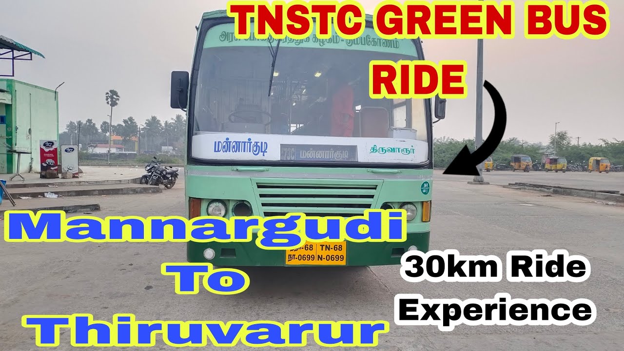 🚌🤯TNSTC MANNARGUDI-THIRUVARUR TRAVEL VLOG!!!@NaanPannaikkaranPaa//30KM RIDE EXPERIENCE ⁉️🤯