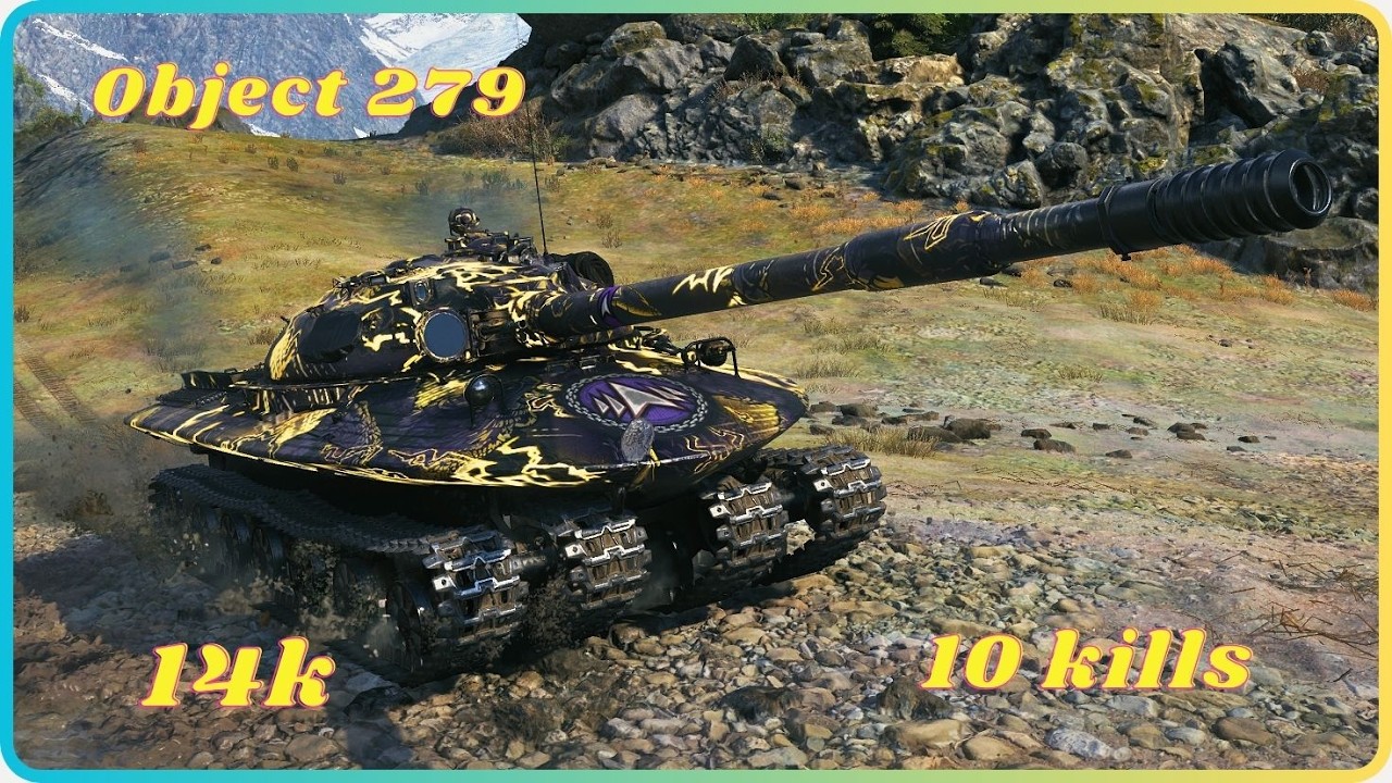 They Couldn’t Stop This 279 — 14,000 Damage Rampage. World of Tanks Top Replays.