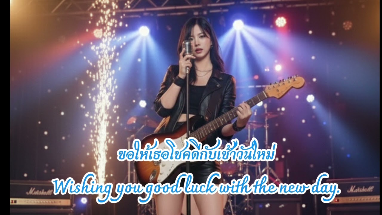 ขอให้เธอโชคดีกับเช้าวันใหม่-Wishing you good luck with the new day.