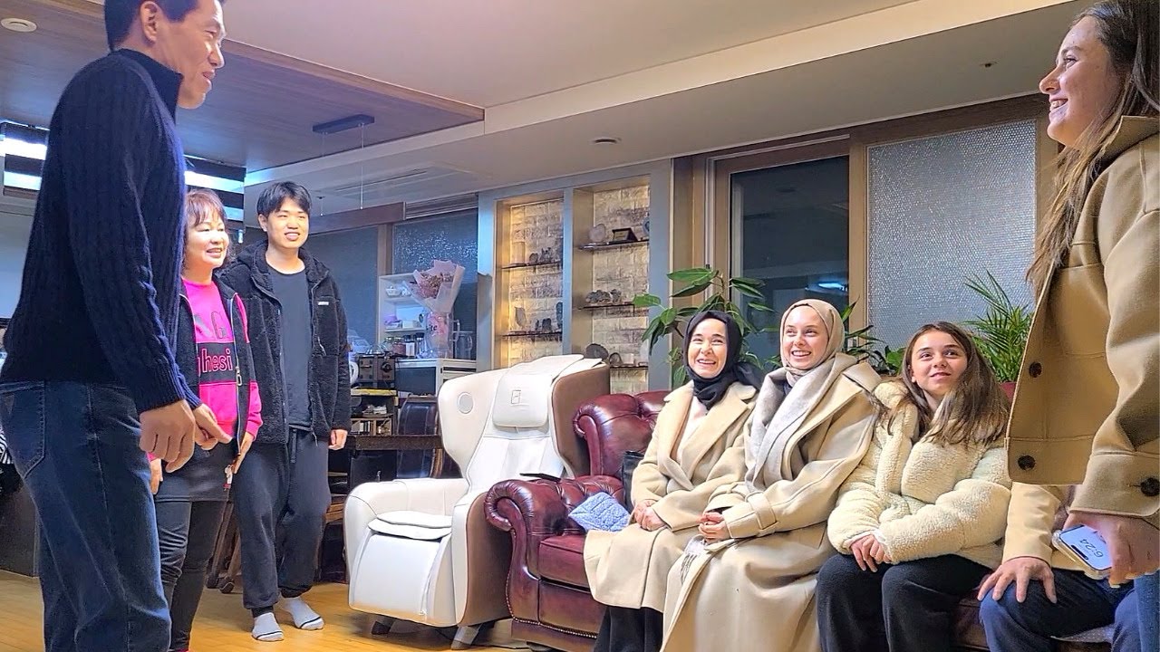 [국제커플] 드디어 모든 가족이 한자리에! 처음으로 얼굴보고 얘기해보는 한국, 튀르키예 가족 😂  🇹🇷🇰🇷
