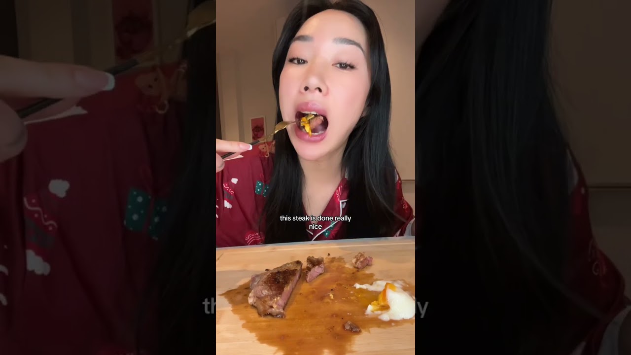 Medium Ribeye Steak with a failed egg 🥲🥲